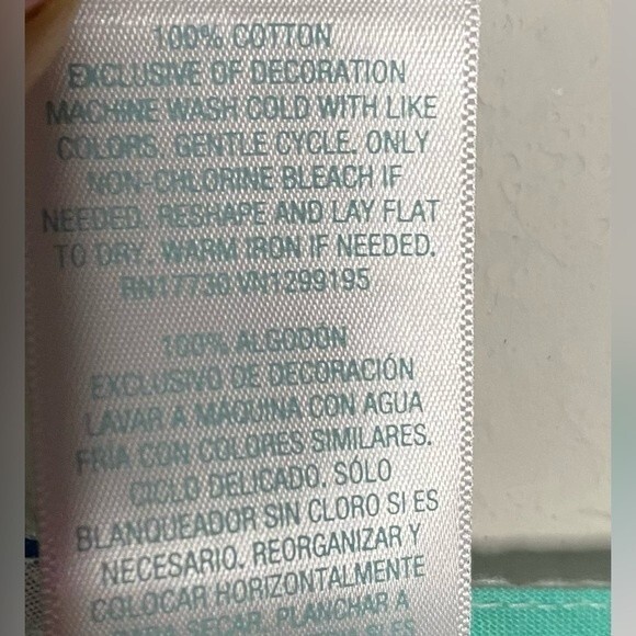 Kona Sol Women's V Neck Tunic Cover Up Blue Lightweight Size XL Extra Large - Picture 7 of 8